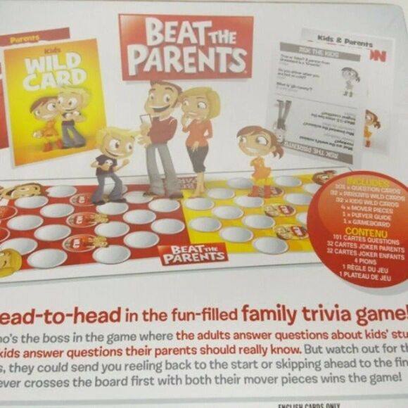Beat the Parents Board Game Kids vs Grown Ups 6+ NEW SEALED - Picture 3 of 4